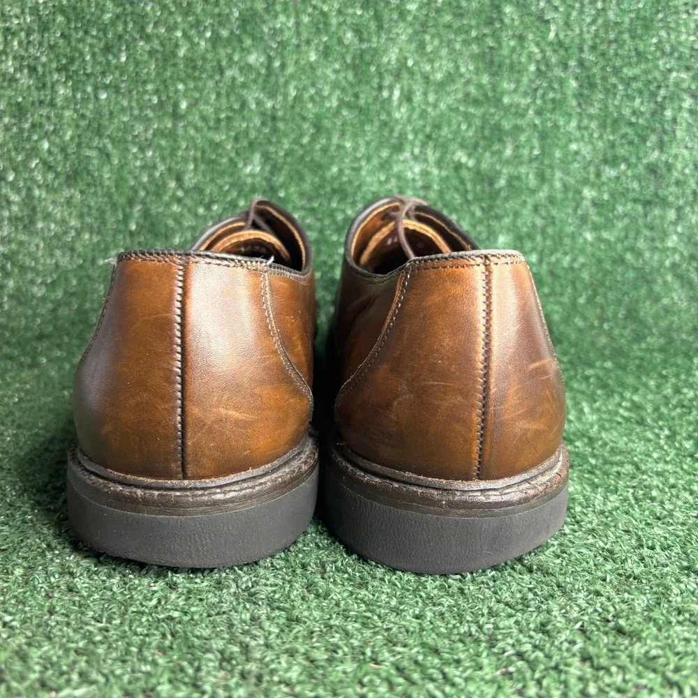 Allen‎ Edmonds Ashton Leather Split Toe Derby Dress Shoes Brown Mens Size 11 D